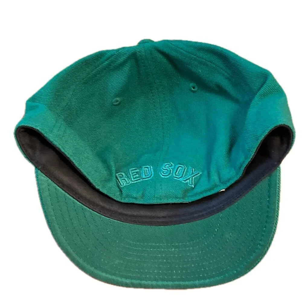 RARE Green Sox American Needle Boston Red Sox Fitted Baseball Cap Size 7 3/8